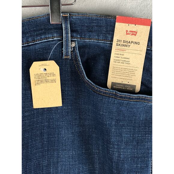 Levi's Women's Size 24W 311 Shaping Skinny Jeans NEW - Picture 2 of 9